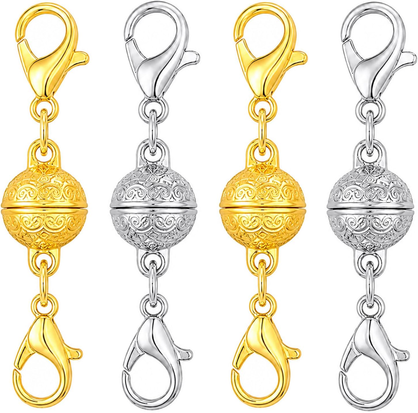 Lobster Clasp Silver - Cierre magnético para collar con cierre