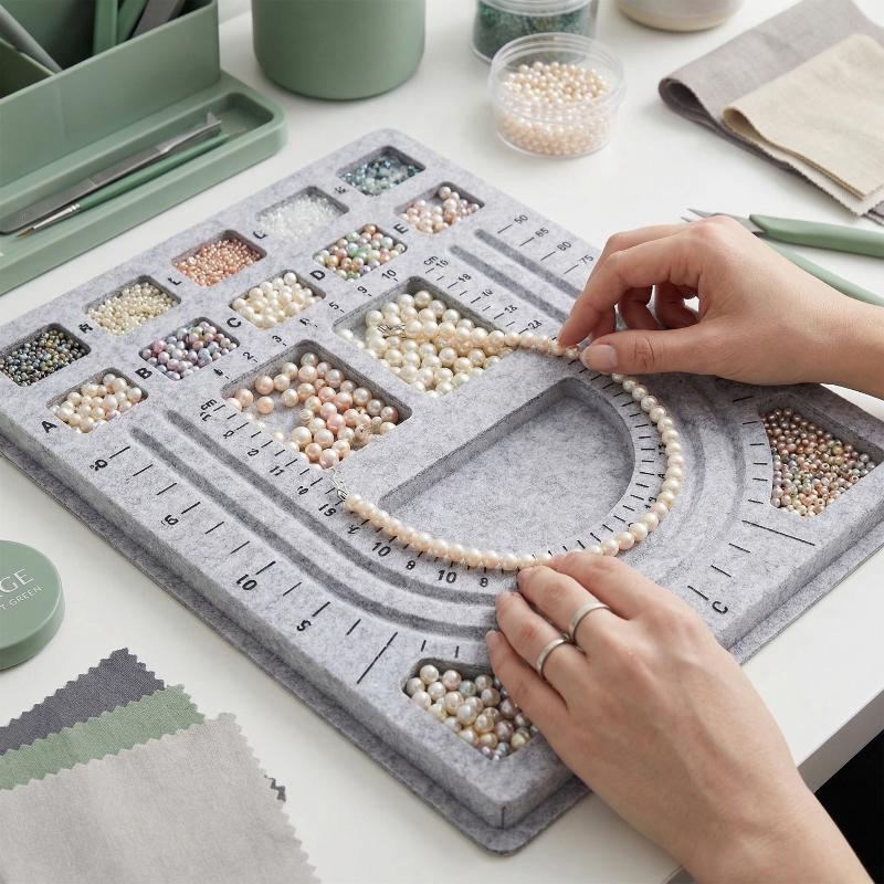Tablero de Fieltro para Abalor - Jewelry Making Board reseña y precio