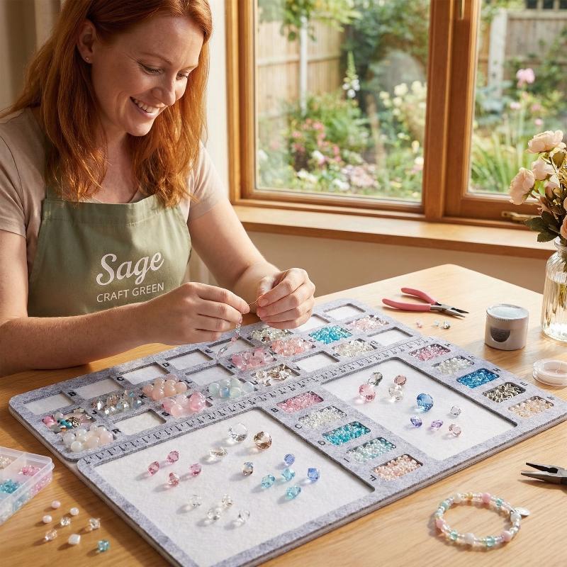Tablero de Fieltro para Abalor - Jewelry Making Board reseña y precio