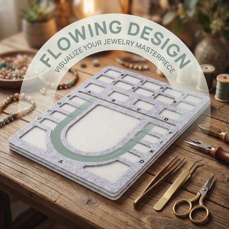 Tablero de Fieltro para Abalor - Jewelry Making Board reseña y precio